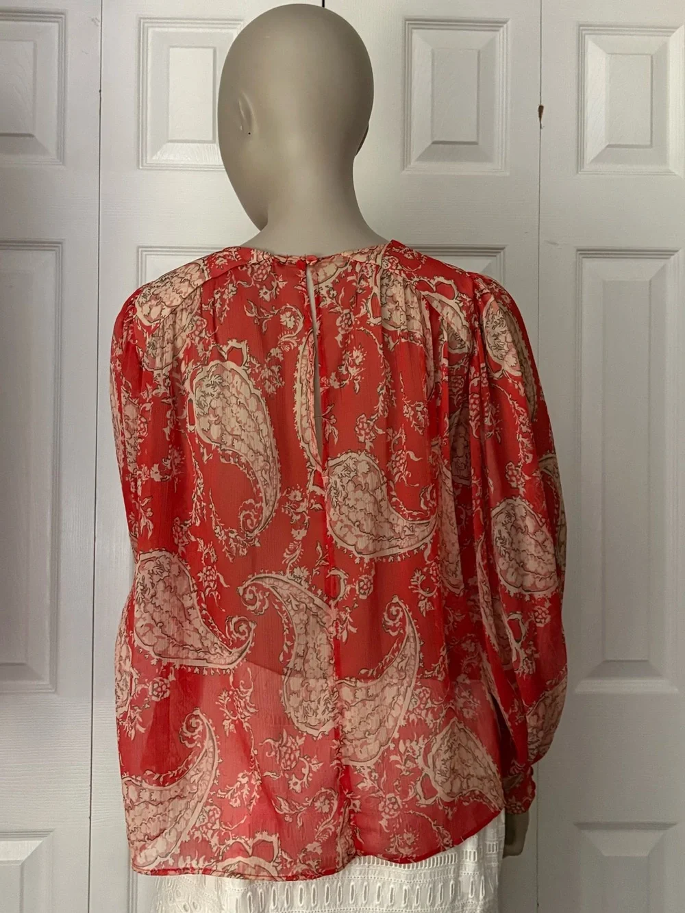 Zara sheer paisley